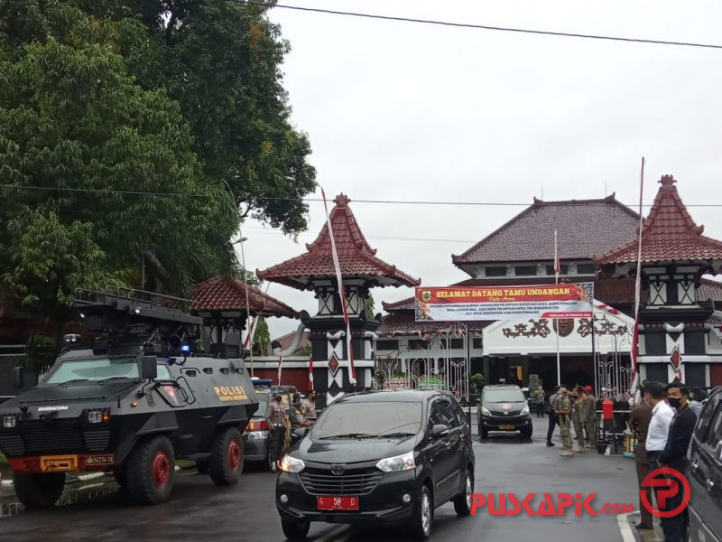 Begini, Ketatnya Pengamanan Pelantikan Bupati-Wabup Pemalang