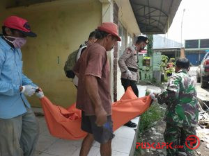 Mayat Berambut Gondrong Ditemukan di Kantor Eks Pasar Buah dan Sayur Pemalang