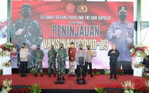 Persiapan Hadapi Mudik Lebaran, Prajurit TNI-Polri Jateng Divaksinasi