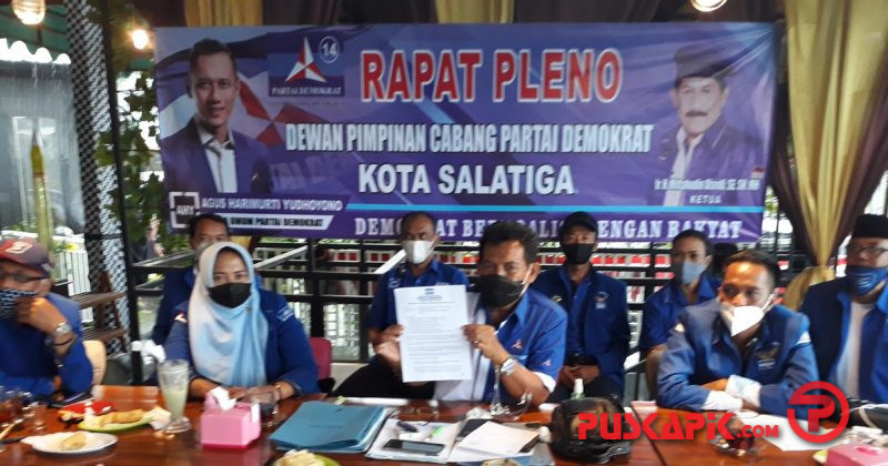 Demokrat Salatiga Minta Kemenkumham Fair dan Tolak PD Versi KLB