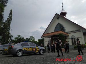 Di Tegal, 2 Anjing Pelacak Bom Dikerahkan ke Gereja