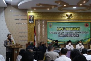 Jelang Lebaran, Satgas Covid-19 Pemalang Evaluasi Penanganan Pandemi