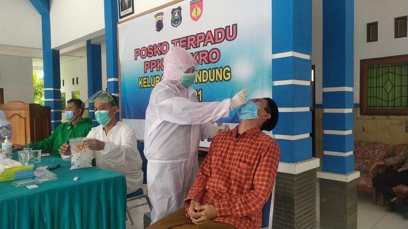 Siap Kembali ke Pondok, Ratusan Santri di Kota Tegal Jalani Swab Antigen