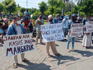 Tuntut Laporan Dituntaskan, ORPETA Gelar Aksi di Polres Tegal Kota