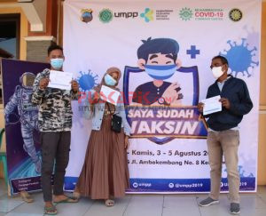 Mahasiswa UMPP Ikut Sukseskan Gerakan Vaksinasi Merdeka Candi