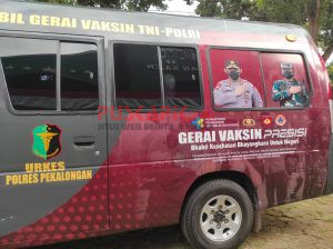 Permudah Warga Dapatkan Vaksin, Polres Pekalongan Terjunkan Mobil Vaksinasi Keliling