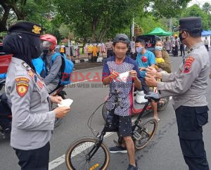 Warga Mulai Abai Prokes, Polres Pekalongan Operasi Masker