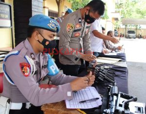 Antisipasi Penyalahgunaan, Polres Pekalongan Periksa Senpi Dinas