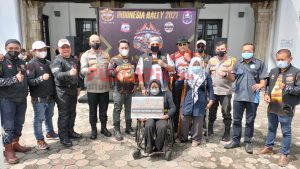 Peserta HDCI Indonesia Rally Singgah di Kawasan Taman Pancasila Tegal