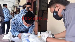 Usai Upacara HUT Korpri, Puluhan ASN Kabupaten Tegal Kaget Dites Urine