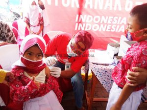 Lihat, pelajar SD di Pemalang antusias ikuti vaksinasi Binda Jateng