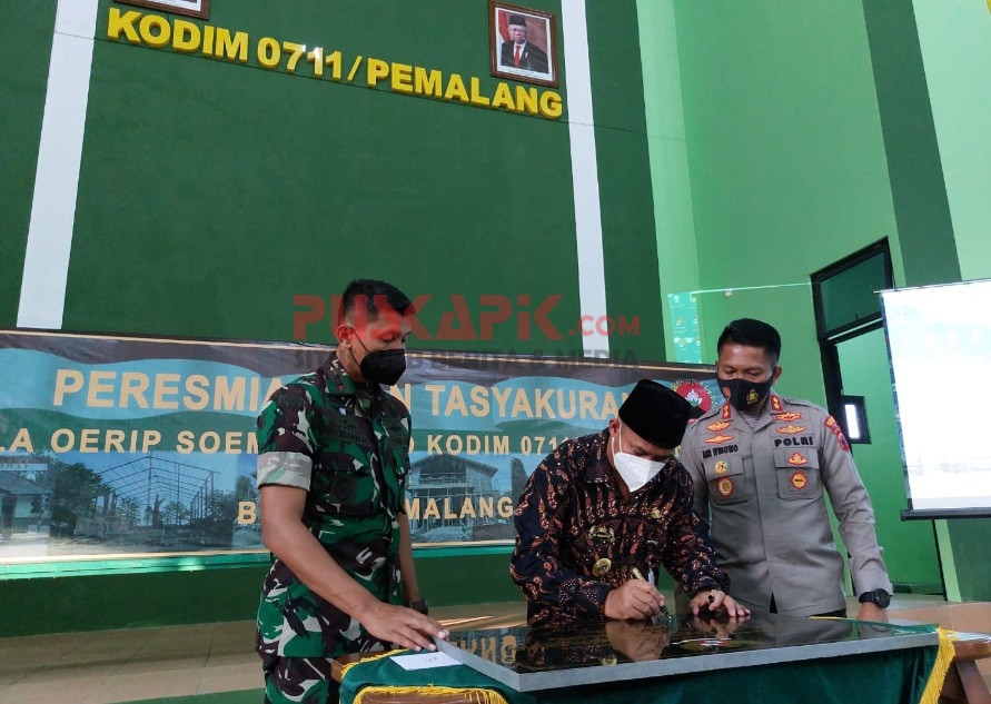 Lihat, Aula Oerip Soemohardjo Kodim Pemalang Diresmikan