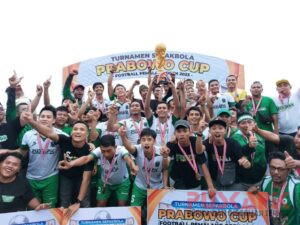 Kalahkan Baruna FC 2 – 0, Persebo 1978 Juara Prabowo Cup di Pemalang