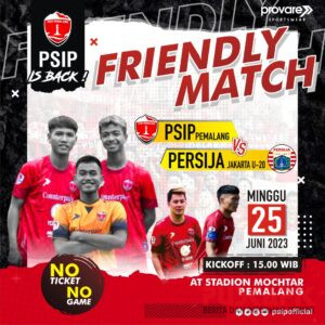 Pemanasan Hadapi Liga 3 Jateng, PSIP Bakal Uji Coba Lawan Persija U-20