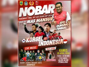 Dukung Timnas Indonesia U-23, Bupati Mansur Ajak Warga Nobar di Alun-alun Pemalang