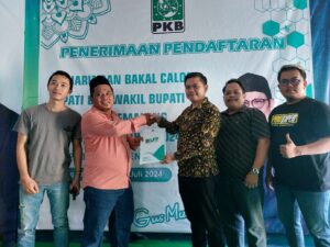 Pengusaha Muda Dwi Hartono Ambil Formulir Bakal Calon Bupati Pemalang ke PKB