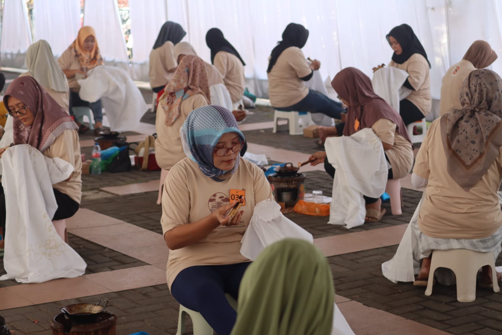 Semarakkan Hari Jadi Museum Batik, Puluhan Masyarakat Antusias Ikuti Lomba Membatik 