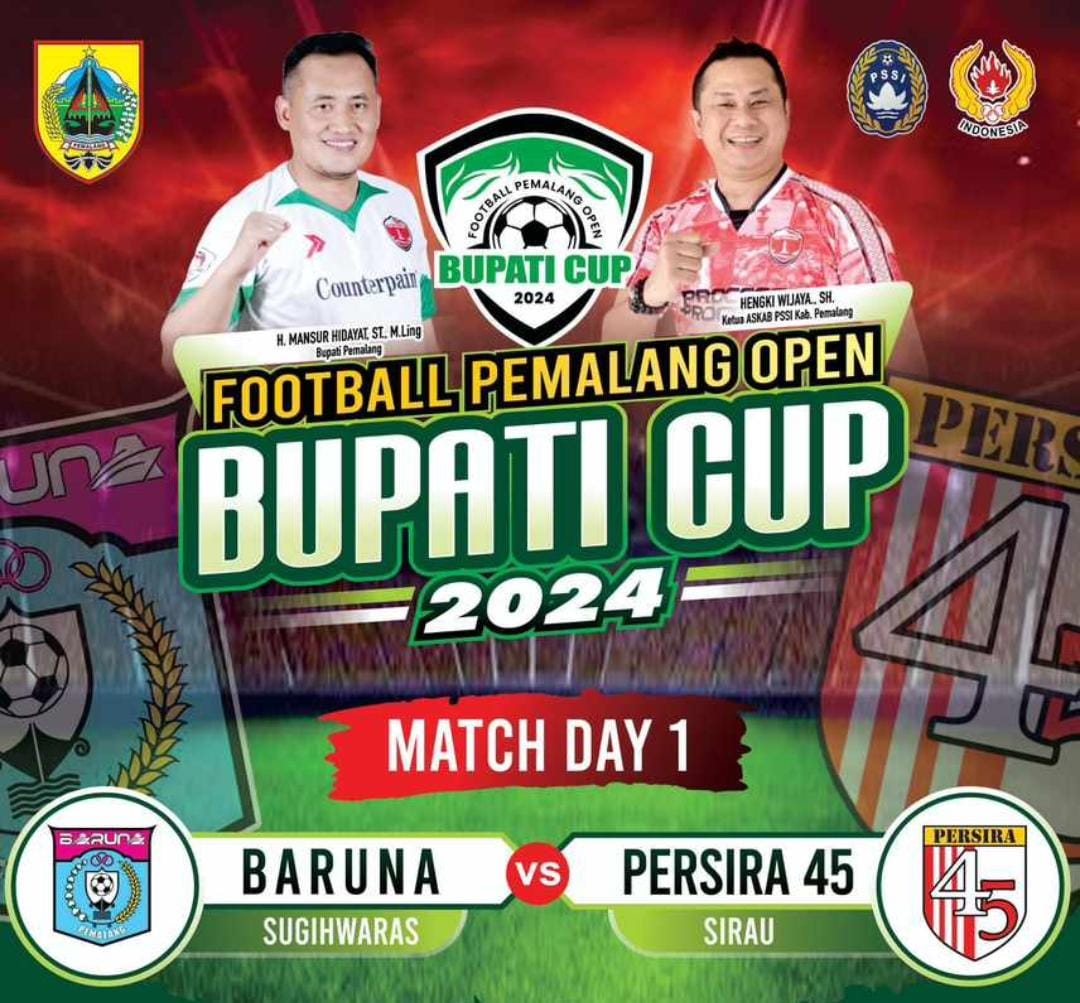 Seru! Besok Laga Perdana Bupati Cup di Stadion Mochtar Pemalang