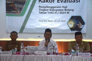 Kemenag Batang Gelar Rapat Evaluasi Penyelenggaraan Haji Tahun 2024