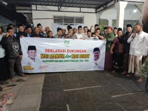 Relawan Nusantara Pemalang Deklarasi Dukung Mansur-Bobby di Pilkada Pemalang