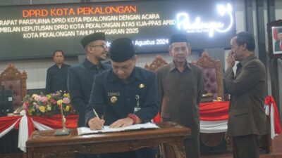 DPRD dan Pemkot Pekalongan Setujui Bersama KUA-PPAS APBD Kota Pekalongan 2025