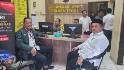 Geram, DPC PKB Kabupaten Tegal Laporkan Lukman Edi ke Polres Tegal