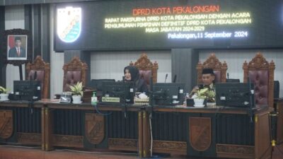 DPRD Kota Pekalongan Umumkan Dua Pimpinan Definitif Periode 2024-2029