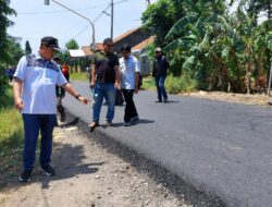 Sidak Perbaikan Jalan Kabupaten Pemalang, Mansur Hidayat : Sudah Bagus