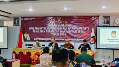 KPU Kabupaten Tegal Sosialisasi Tahapan Kampanye, Ini Hal yang Dilarang