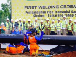 Bahlil Resmikan Pembangunan Transmisi Gas Bumi Cirebon-Semarang Tahap Dua