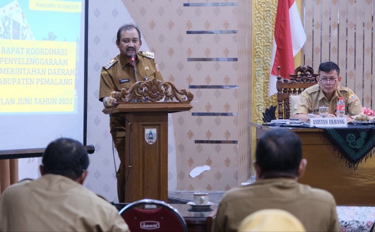 Bupati Anom Minta OPD Gerak Cepat Menata Pemalang