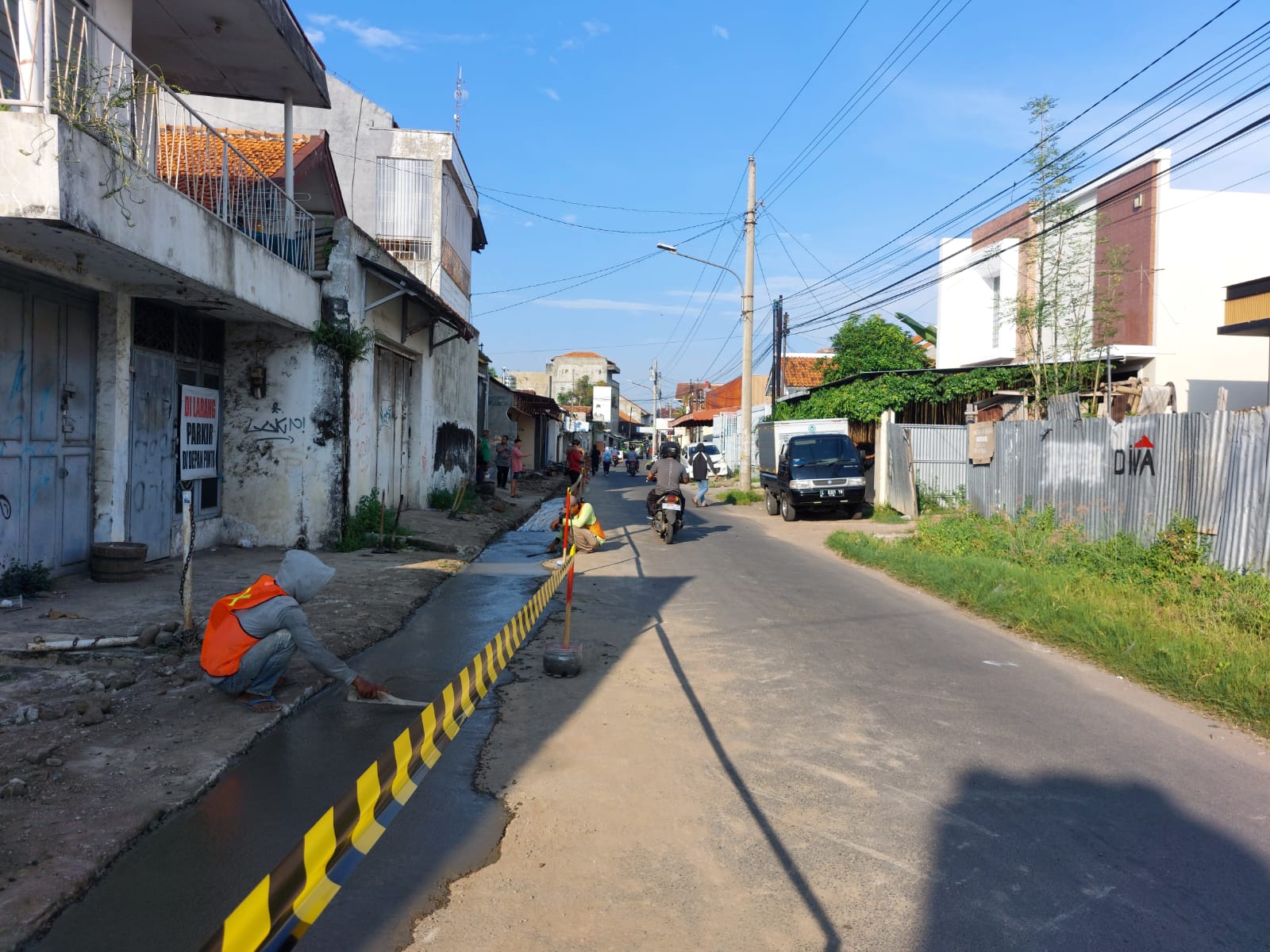 Jelang Pembangunan City Walk Pemalang, Jalan Sindoro Mulyoharjo Diperlebar
