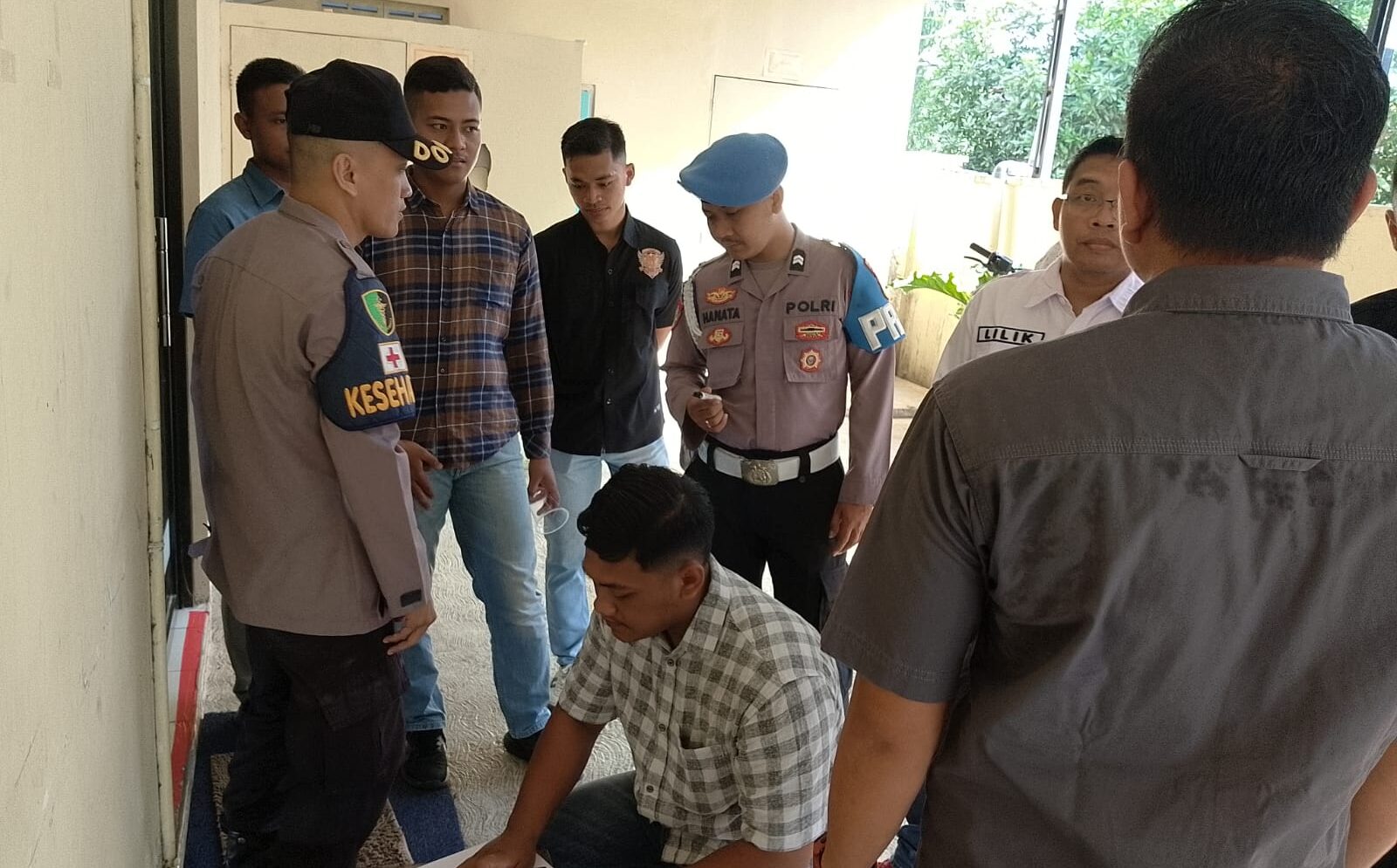 Bersih dari Narkoba, Anggota Polres Pekalongan Jalani Tes Urin Dadakan