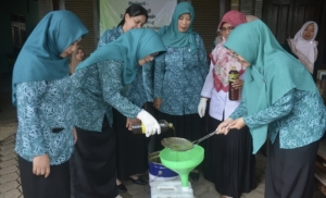 PKK Batang Gandeng PT GML Ubah Jelantah jadi Rupiah