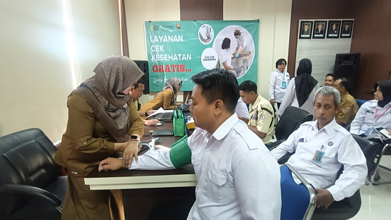 Gandeng Dinkes, BNNK Batang Pantau Kesehatan Anggota