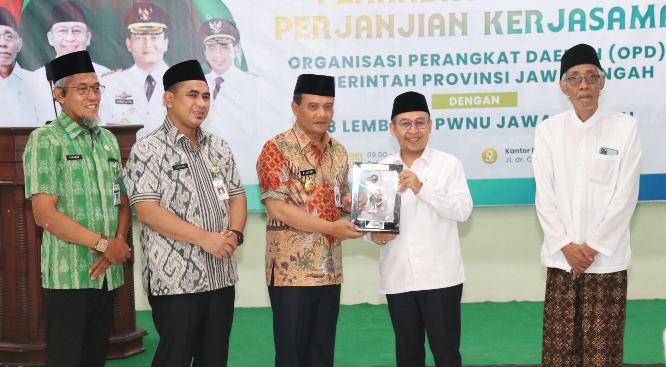 Percepat Pembangunan Daerah Pemprov Jateng Kolaborasi dengan 18 Lembaga PWNU