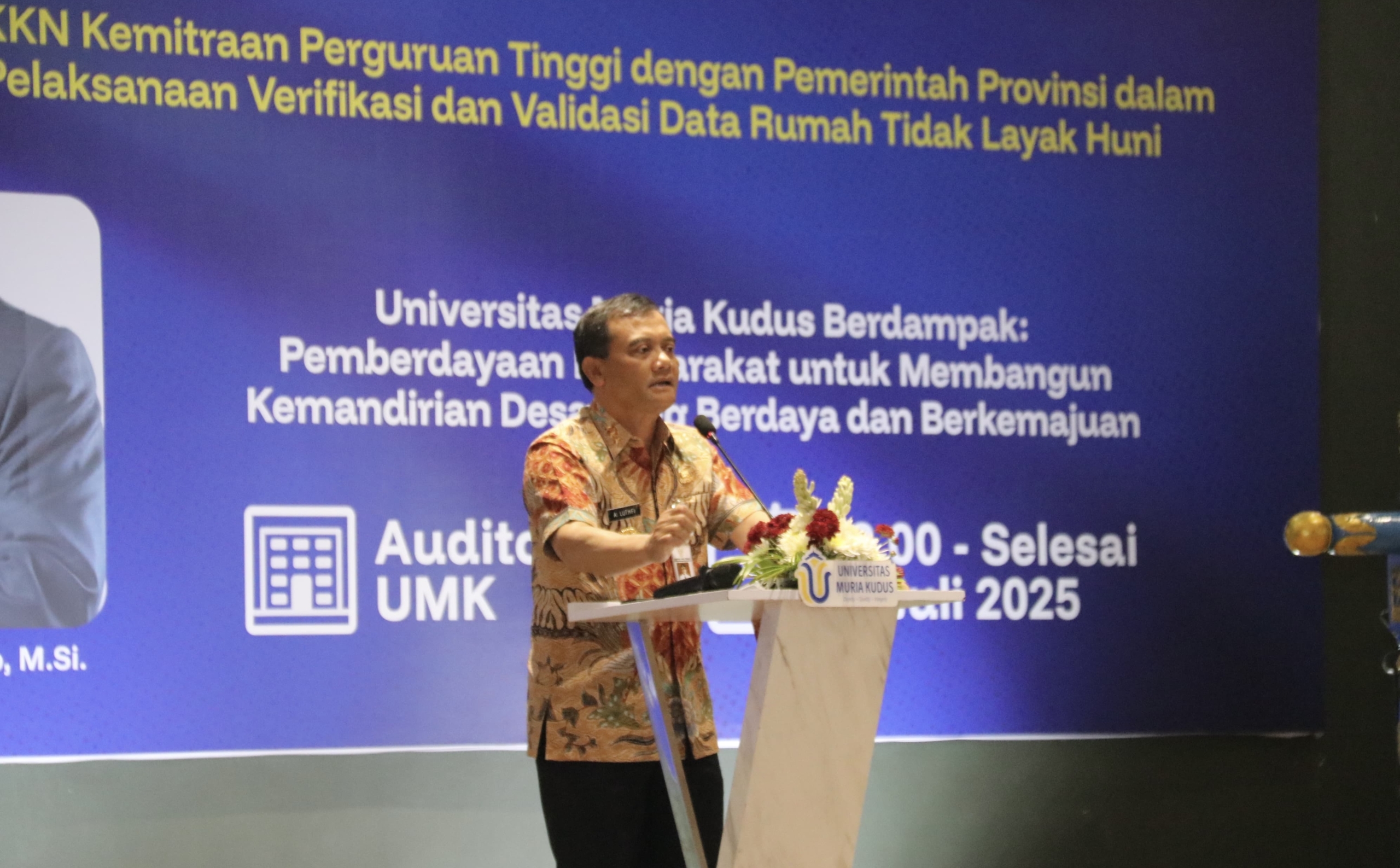 Ahmad Luthfi Memberangkatkan 1.910 Mahasiswa KKN Untuk Memverifikasi Data RTLH