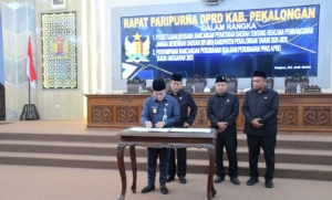 Pemkab Pekalongan dan DPRD Sepakati Raperda RPJMD 2025–2029