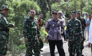 Program TMMD di Pemalang Bangun Jalan dan Jembatan Baru di Wanarata