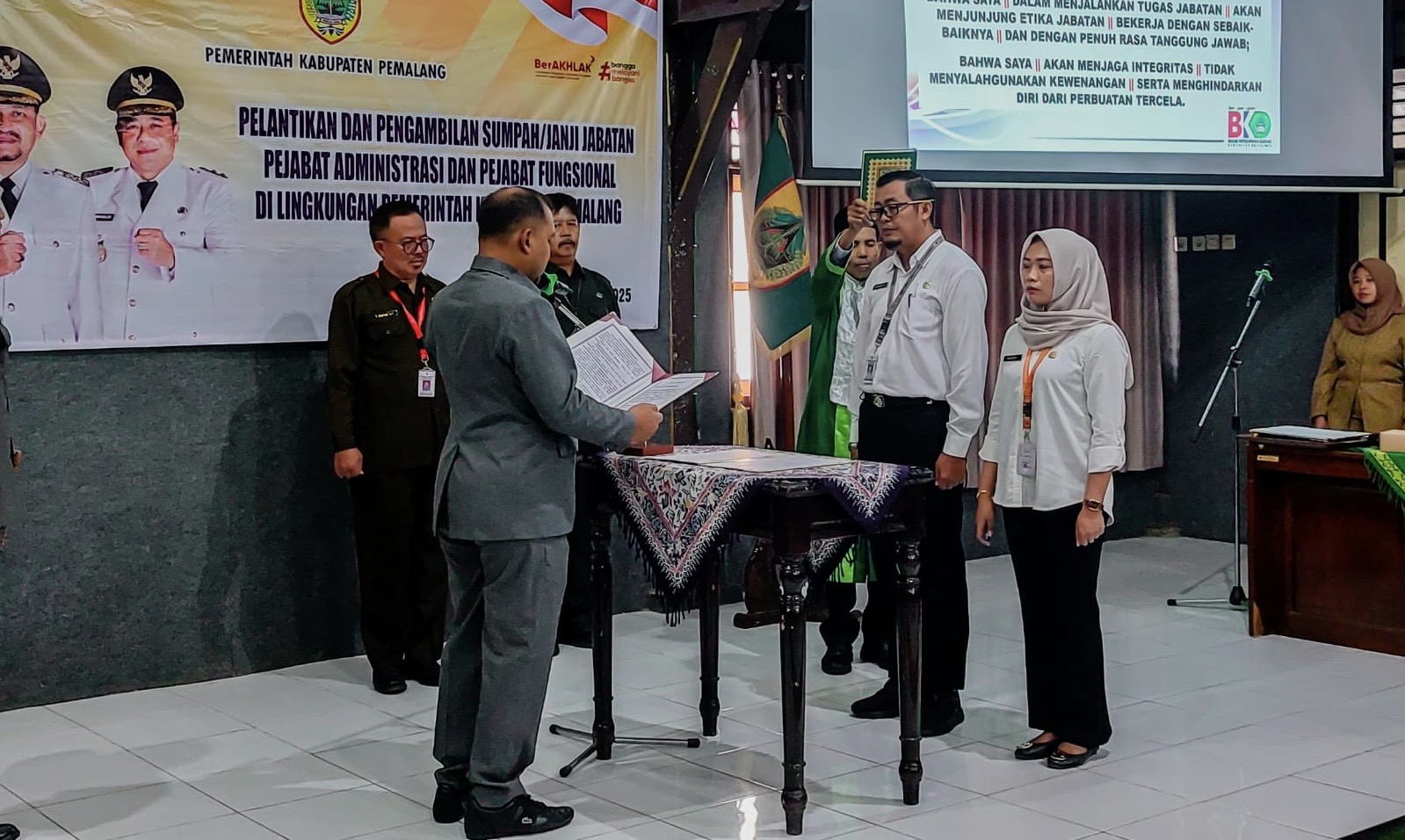 Bupati Anom Rombak 30 Pejabat Pemkab Pemalang