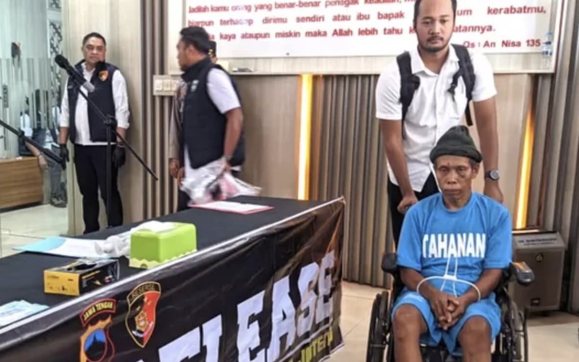 Begini Tampang Pelaku Pembunuhan Pasutri di Warungpring Pemalang