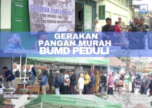GPM di Kota Magelang, Ribuan Kilo Bahan Pokok Habis Terjual dalam Dua Jam
