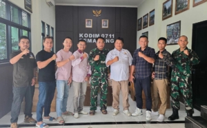 Silaturahmi ke Dandim, Pengurus IOF Pemalang Bahas Baksos Trabas HUT TNI