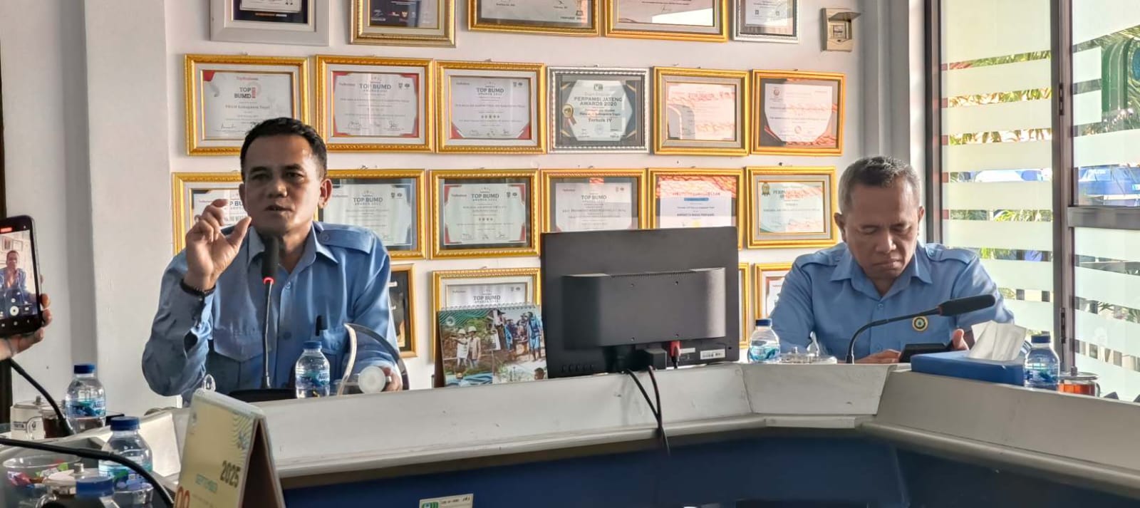 Dirut Perumda Air Minum Tirta Ayu Slawi Beberkan Langkah Pencegahan Bakteri Leggionollesis, Rutin Cek Kualitas Air