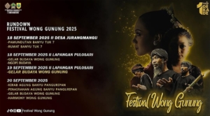 Yuk Ramaikan Festival Wong Gunung 2025, Catat Tanggalnya!