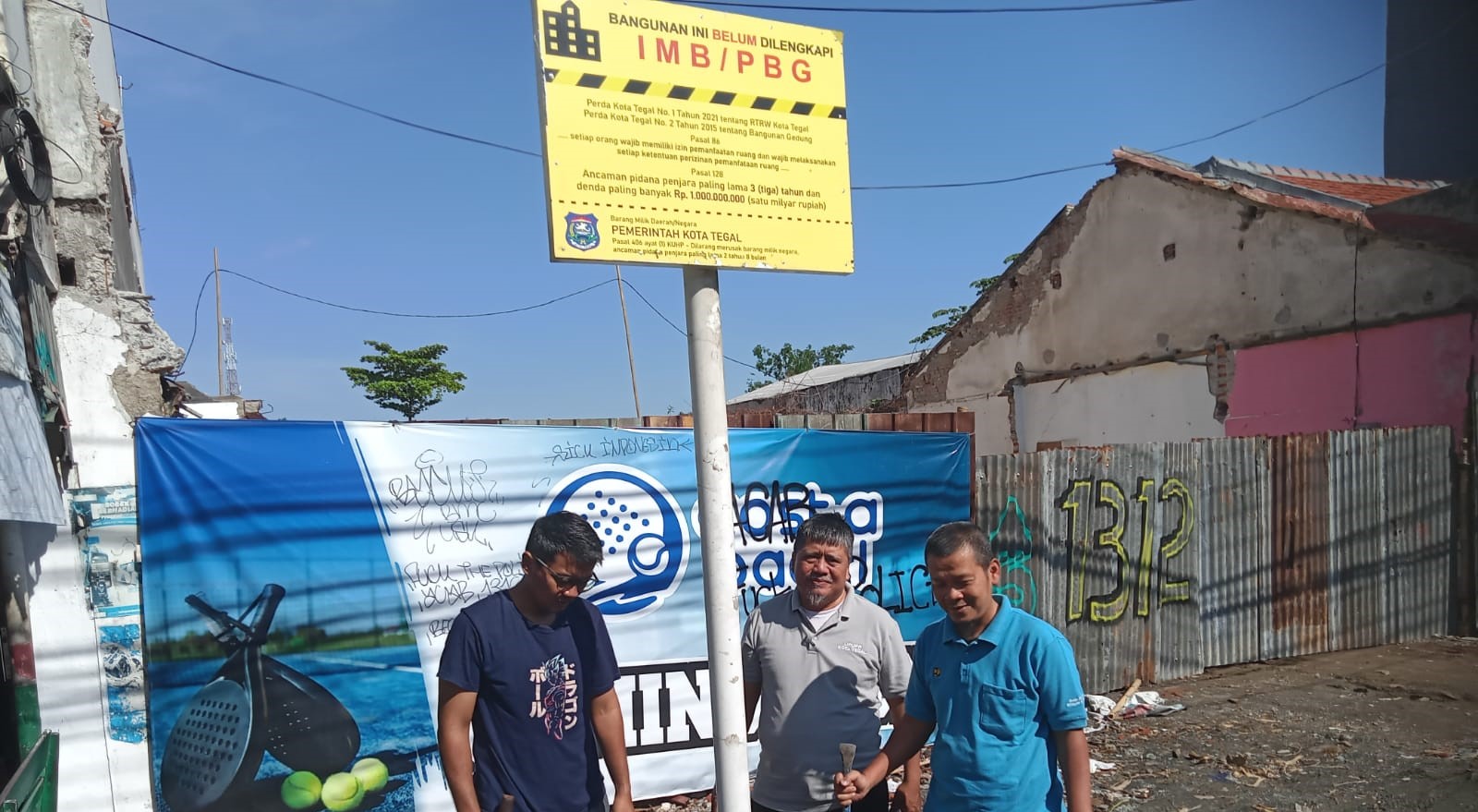 DPUPR Kota Tegal Hentikan Dua Proyek Perbaikan Jalan, Ini Alasannya