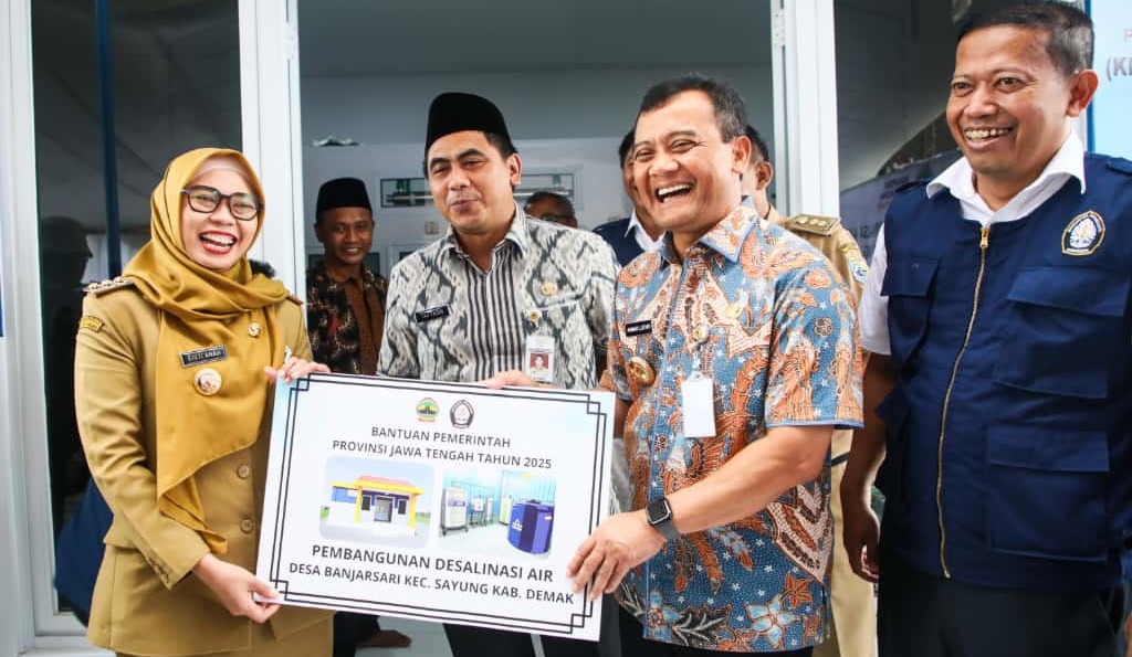 Ahmad Luthfi Resmikan Desalinasi di Desa Banjarsari untuk Penuhi Kebutuhan Air Bersih Warga