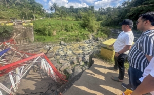 UPDATE Insiden Jembatan Ambruk di Kalierang, Bupati Tegal Ischak : Kondisinya Memang Sudah Rapuh
