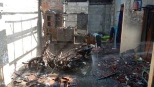 Pindahkan Bensin dari Motor, Rumah Warga Susukan Pemalang Hangus Terbakar