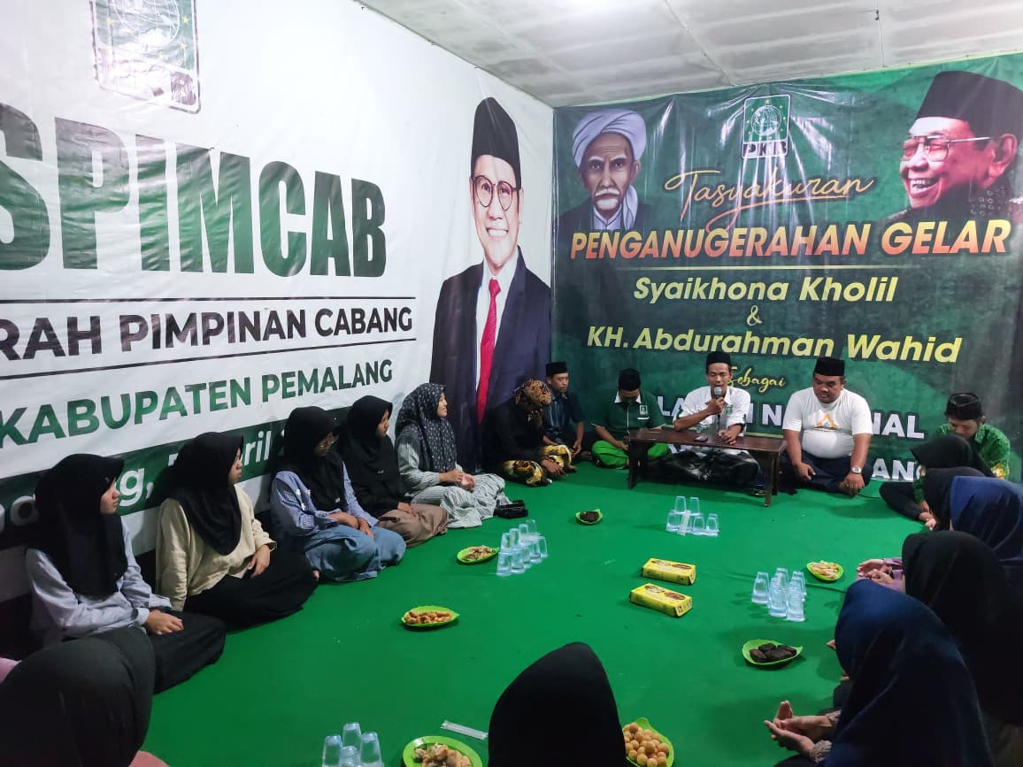 PKB Pemalang Tasyakuran, Gus Dur dan Syaikhona Kholil Ditetapkan Jadi Pahlawan Nasional